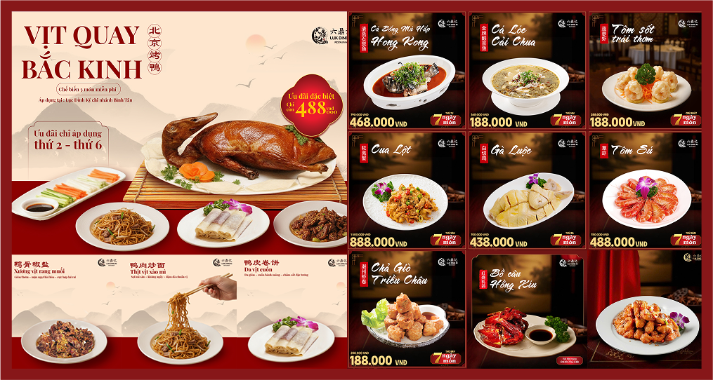 Các món ăn Trung Hoa chuẩn vị